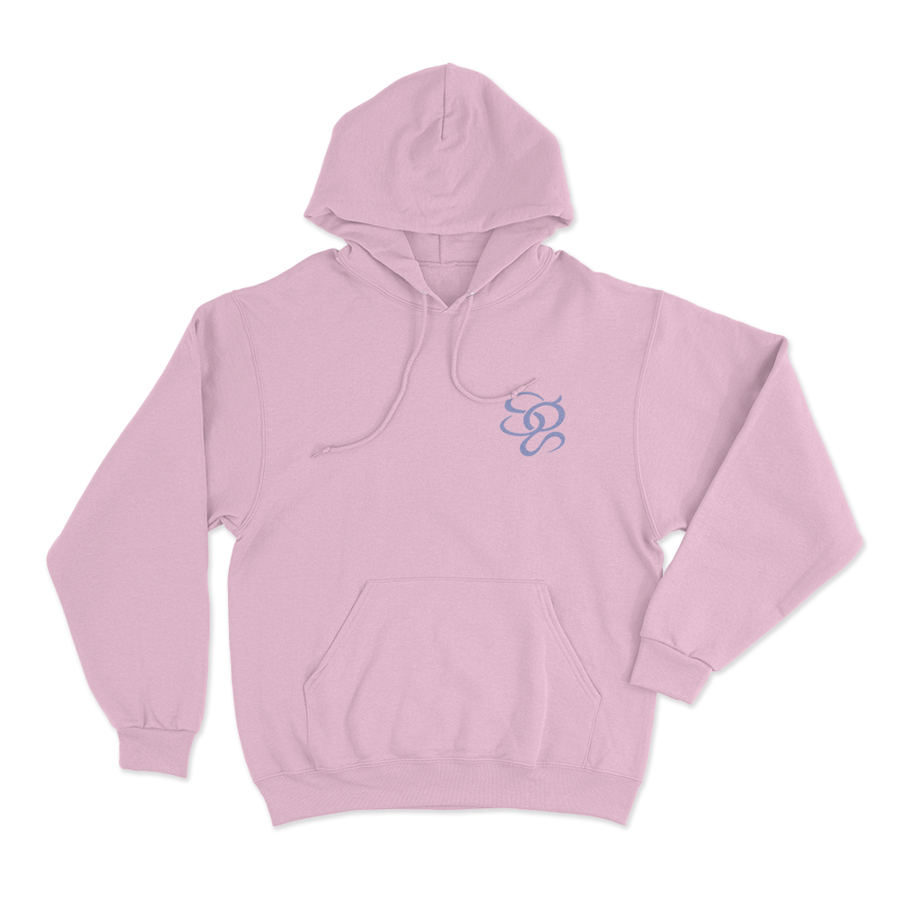 Maghla Lavender Monogram Unisex Hoodie Pink Maghla Lavender Monogram Unisex Hoodie Pink