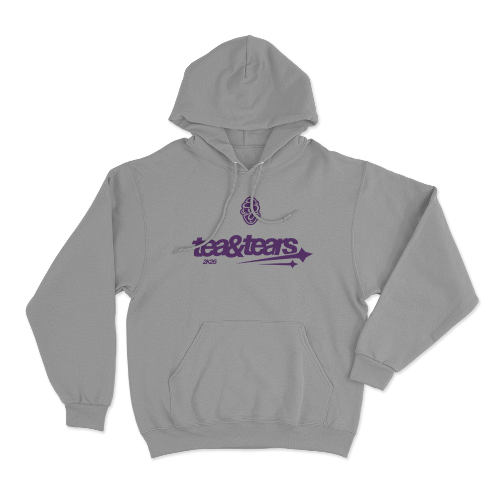 Maghla Tea & Tears 2K26 Logo Unisex Hoodie Grey Maghla Tea Tears 2K26 Logo Unisex Hoodie Grey